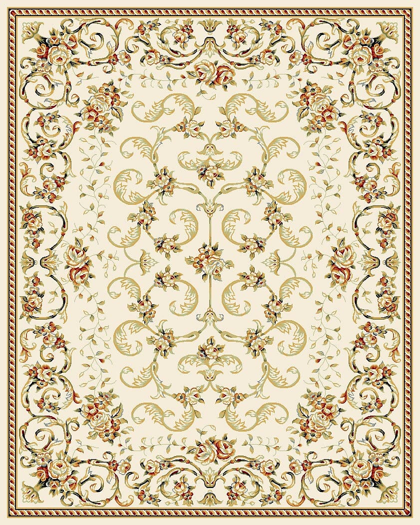 Safavieh Lyndhurst lnh327a Ivory Rugs - Safavieh - lnh327a - 5r