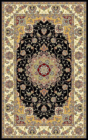 Safavieh Lyndhurst lnh329a Black / Ivory Rugs - Safavieh - lnh329a - 4r