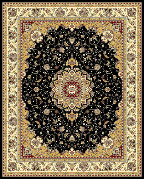 Safavieh Lyndhurst lnh329a Black / Ivory Rugs - Safavieh - lnh329a - 4r