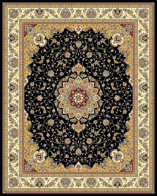 Safavieh Lyndhurst lnh329a Black / Ivory Rugs - Safavieh - lnh329a - 4r