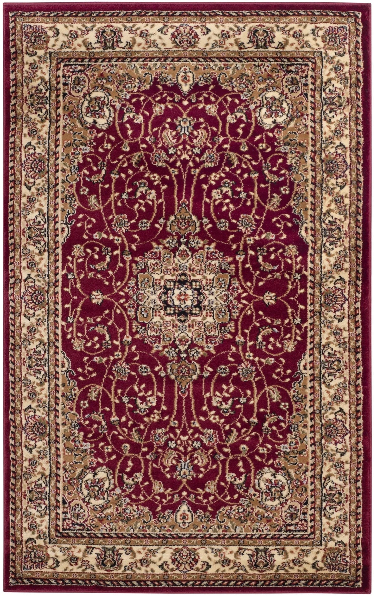 Safavieh Lyndhurst 3'-3" x 5'-3" Rug in Red / Ivory