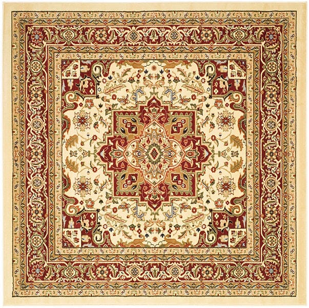 Safavieh Lyndhurst Lnh330A Ivory/Red Rug - Safavieh - lnh330a - 6sq