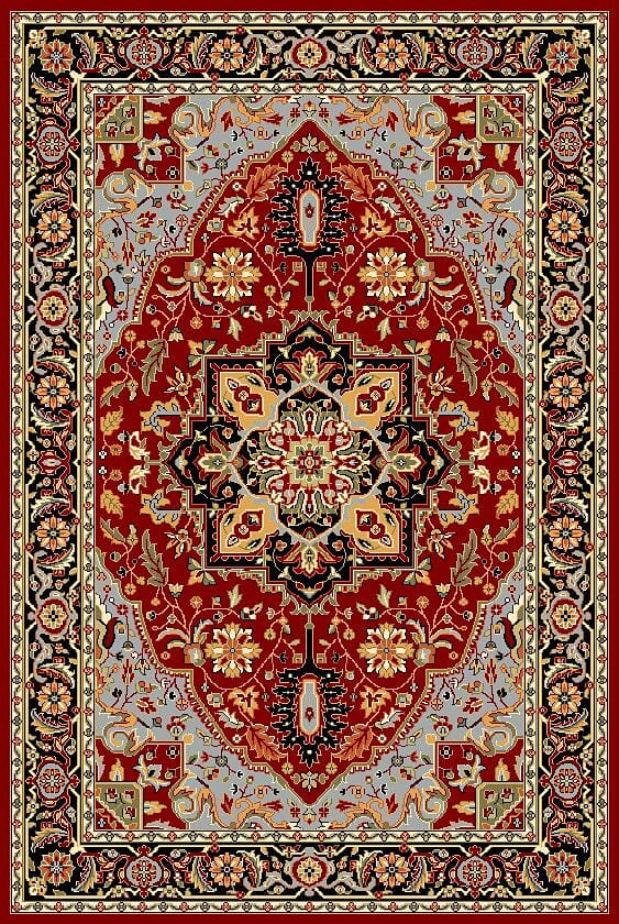 Safavieh Lyndhurst Lnh330B Red/Black Rug - Safavieh - lnh330b - 3