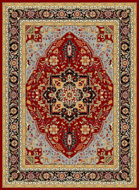 Safavieh Lyndhurst Lnh330B Red/Black Rug - Safavieh - lnh330b - 3r