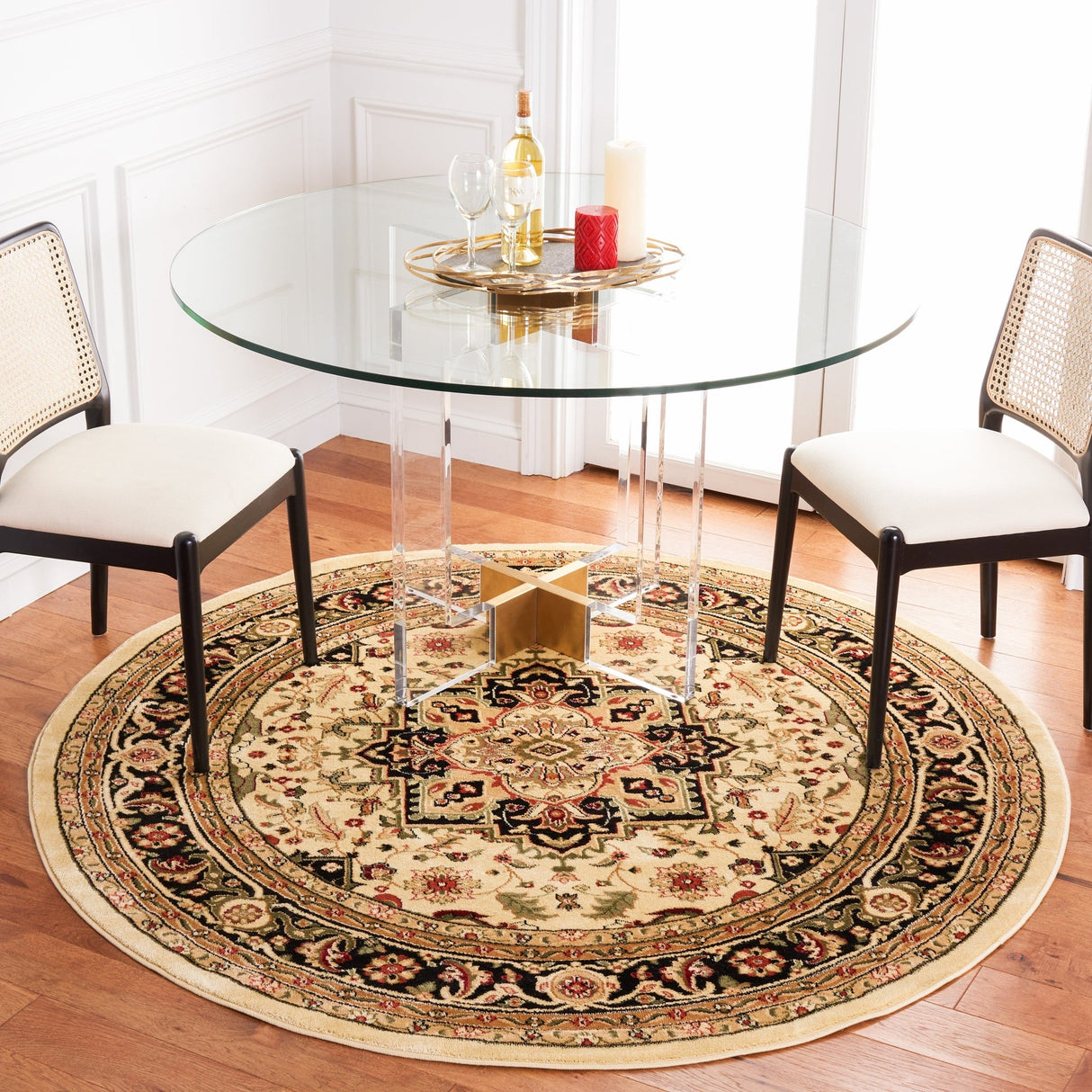 Safavieh Lyndhurst Lnh330C Beige/Black Rug - Safavieh - lnh330c - 6r