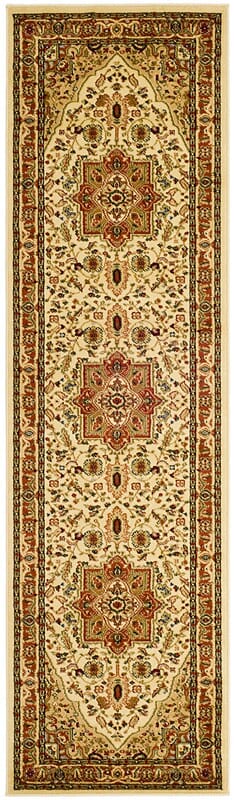 Safavieh Lyndhurst Lnh330R Ivory/Rust Rug - Safavieh - lnh330r - 24