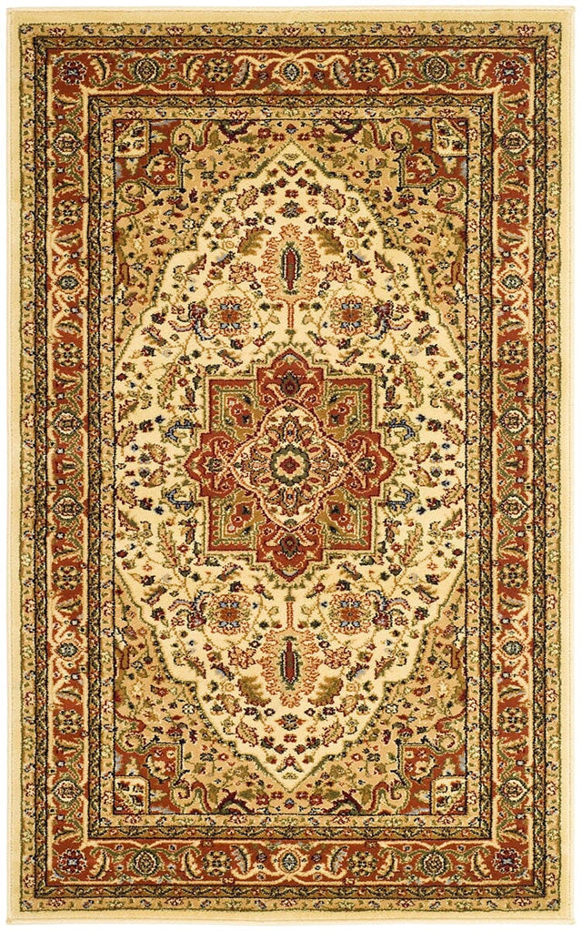 Safavieh Lyndhurst Lnh330R Ivory/Rust Rug - Safavieh - lnh330r - 3r