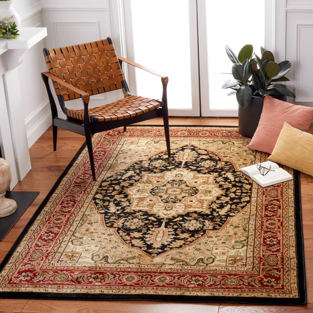 Safavieh Lyndhurst Lnh330Y Black/Red Rug - Safavieh - lnh330y - 3