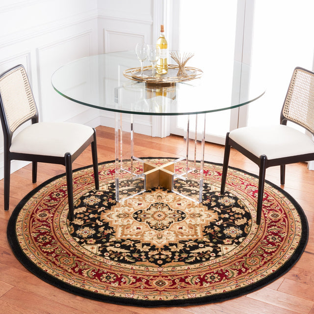 Safavieh Lyndhurst Lnh330Y Black/Red Rug - Safavieh - lnh330y - 6r