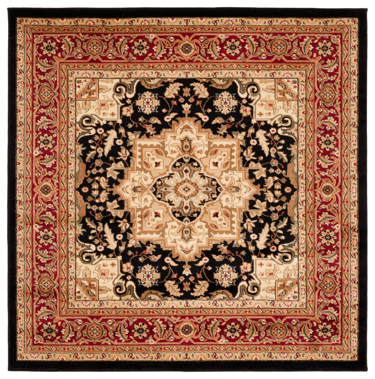 Safavieh Lyndhurst Lnh330Y Black/Red Rug - Safavieh - lnh330y - 6sq