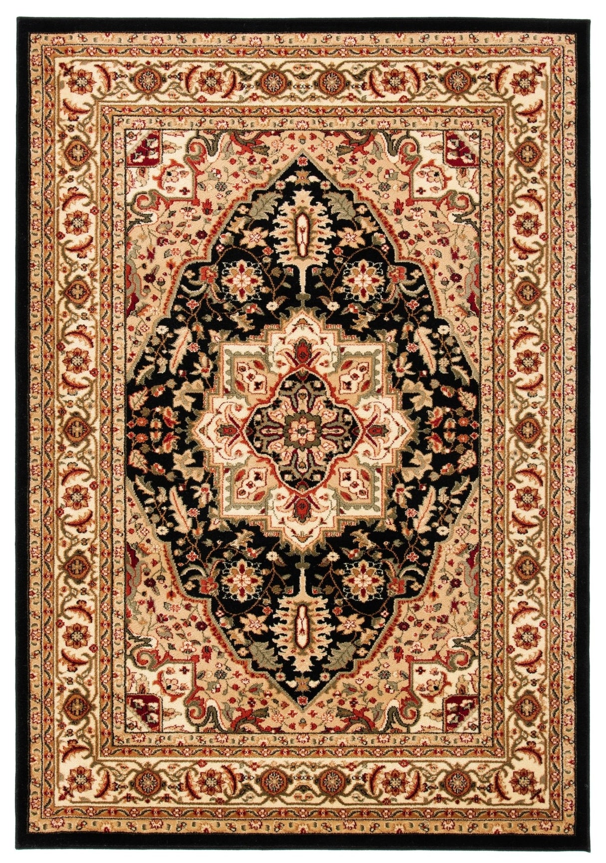 Safavieh Lyndhurst Lnh330Z Black/Beige Rug - Safavieh - lnh330z - 3