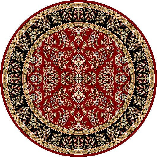 Safavieh Lyndhurst lnh331b Red / Black Rugs - Safavieh - lnh331b - 5r