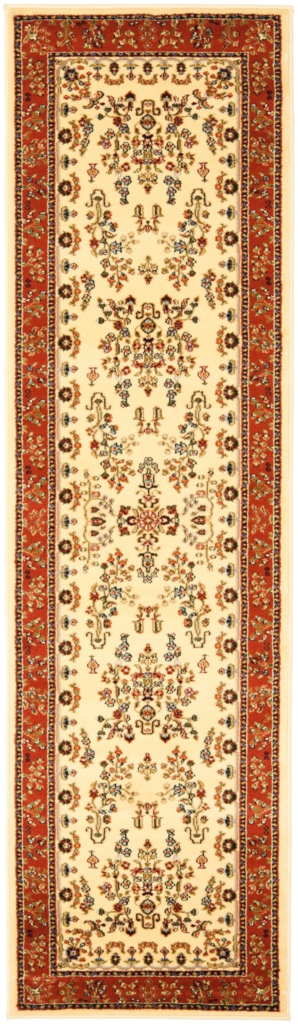 Safavieh Lyndhurst Lnh331R Ivory/Rust Rug - Safavieh - lnh331r - 218