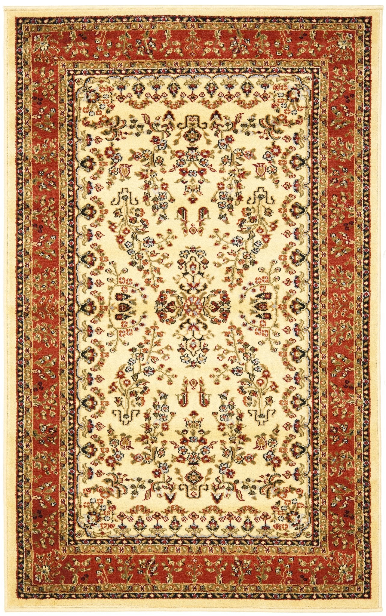 Safavieh Lyndhurst Lnh331R Ivory/Rust Rug - Safavieh - lnh331r - 218