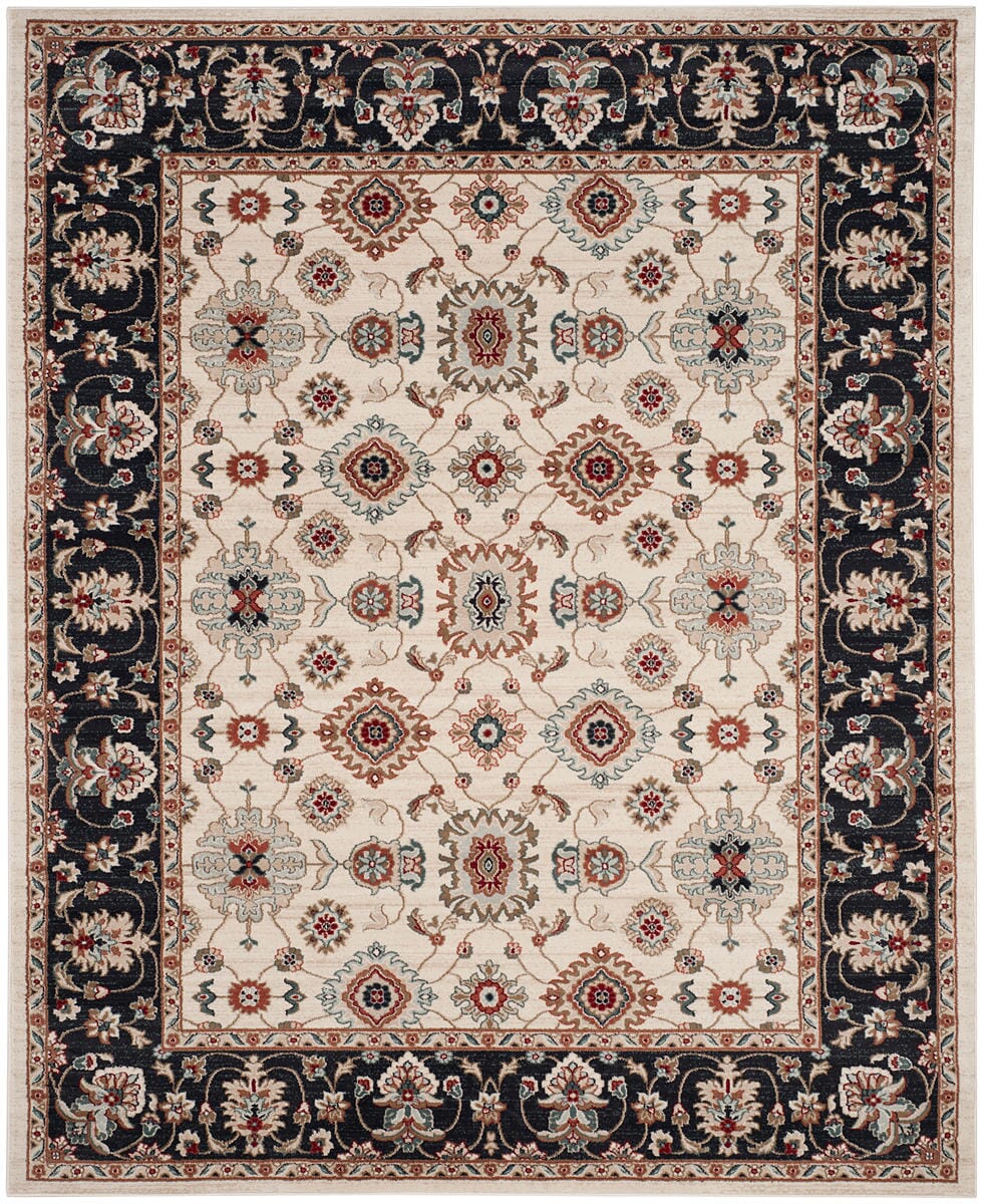 Safavieh Lyndhurst Lnh332K Cream / Navy Rugs - Safavieh - lnh332k - 7r