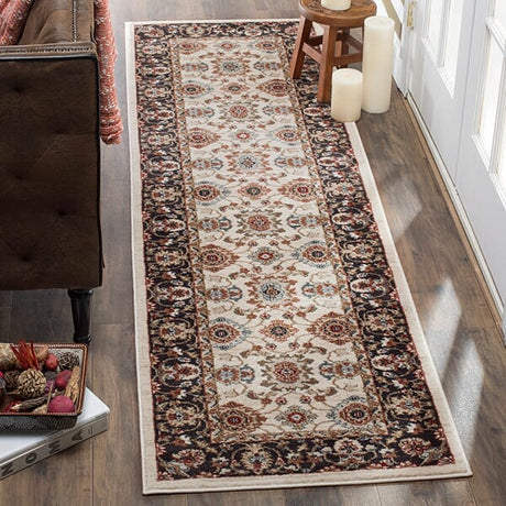 Safavieh Lyndhurst Lnh332K Cream / Navy Rugs - Safavieh - lnh332k - 7sq