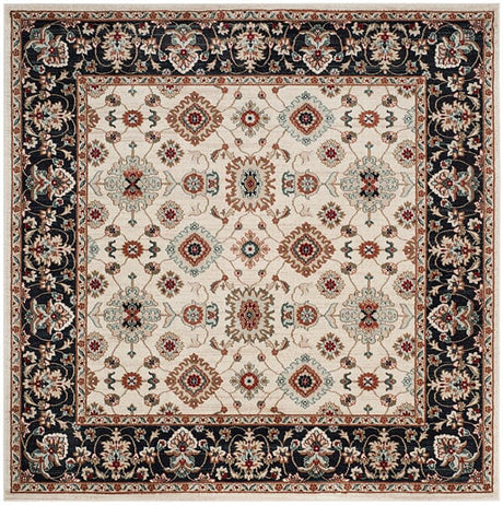 Safavieh Lyndhurst Lnh332K Cream / Navy Rugs - Safavieh - lnh332k - 7sq
