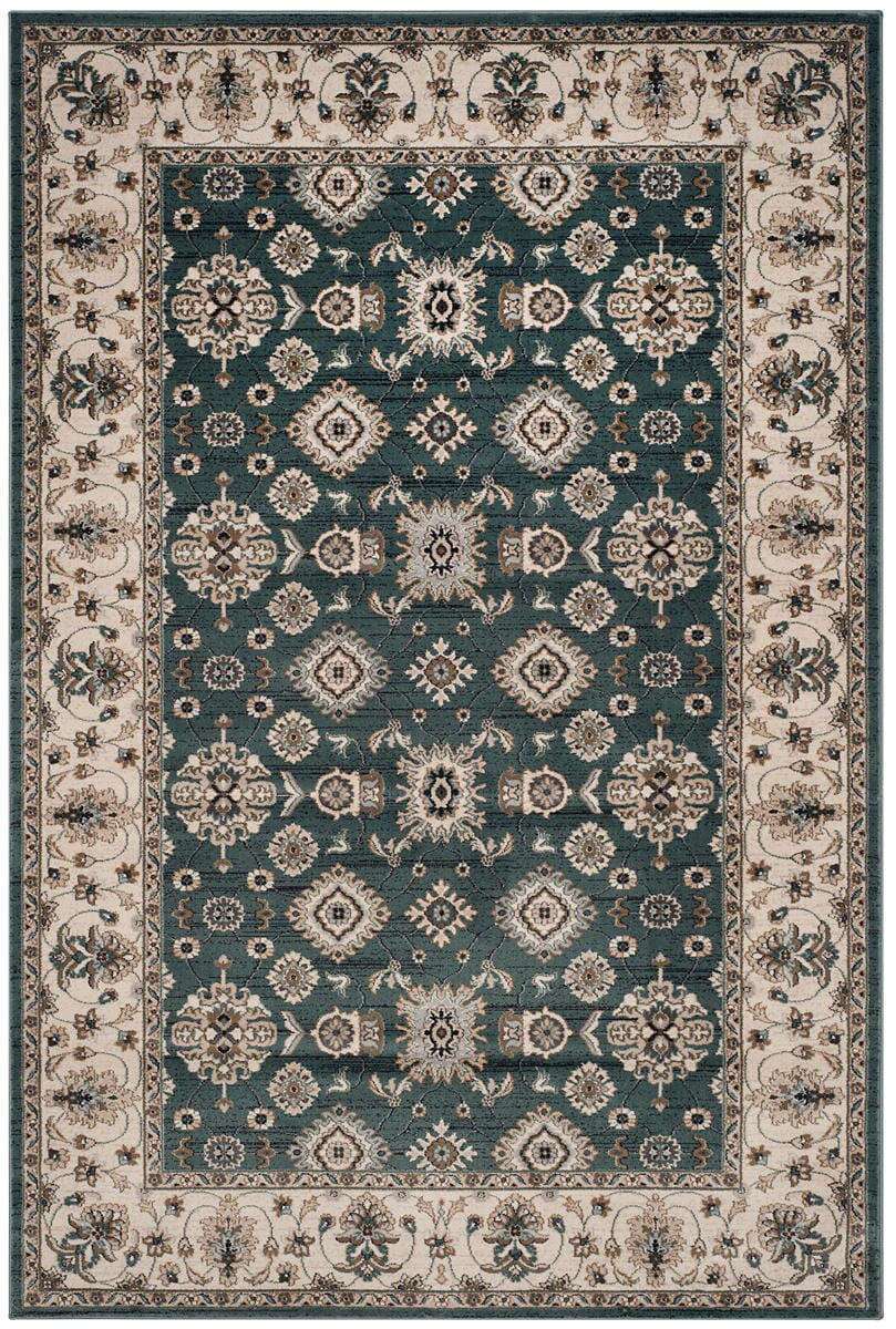 Safavieh Lyndhurst Lnh332T Teal / Cream Rugs - Safavieh - lnh332t - 3