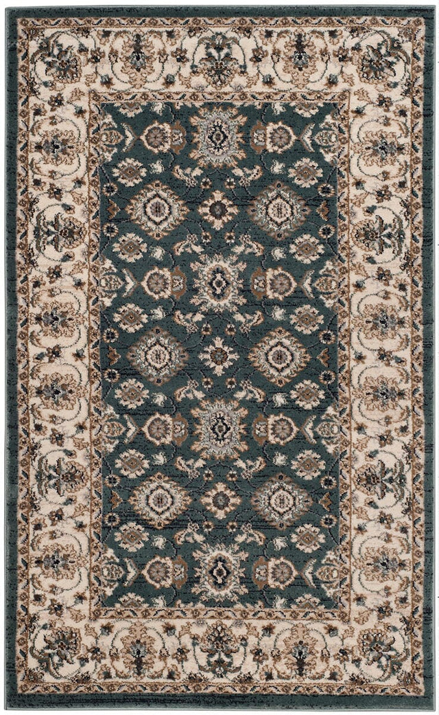 Safavieh Lyndhurst Lnh332T Teal / Cream Rugs - Safavieh - lnh332t - 7r