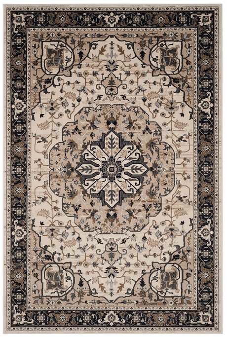 Safavieh Lyndhurst Lnh334K Cream / Navy Rugs - Safavieh - lnh334k - 3