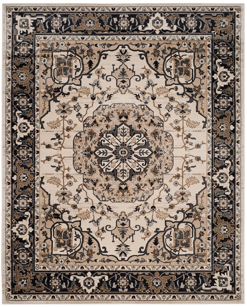 Safavieh Lyndhurst Lnh334K Cream / Navy Rugs - Safavieh - lnh334k - 7r