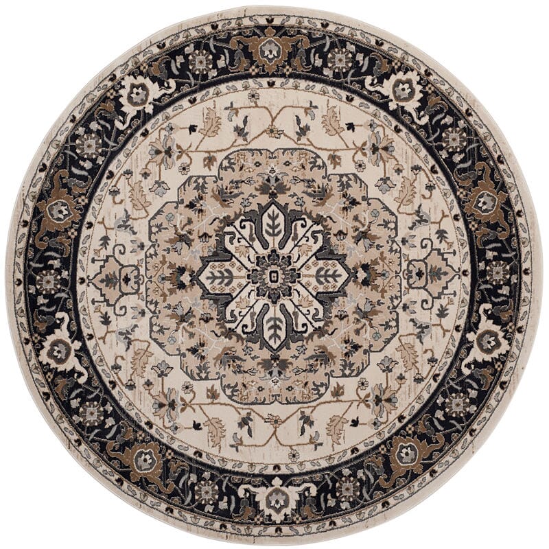 Safavieh Lyndhurst Lnh334K Cream / Navy Rugs - Safavieh - lnh334k - 7r