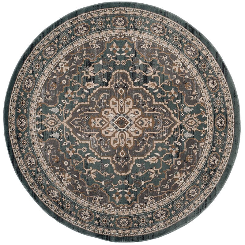 Safavieh Lyndhurst Lnh338A Teal / Grey Rugs - Safavieh - lnh338a - 3