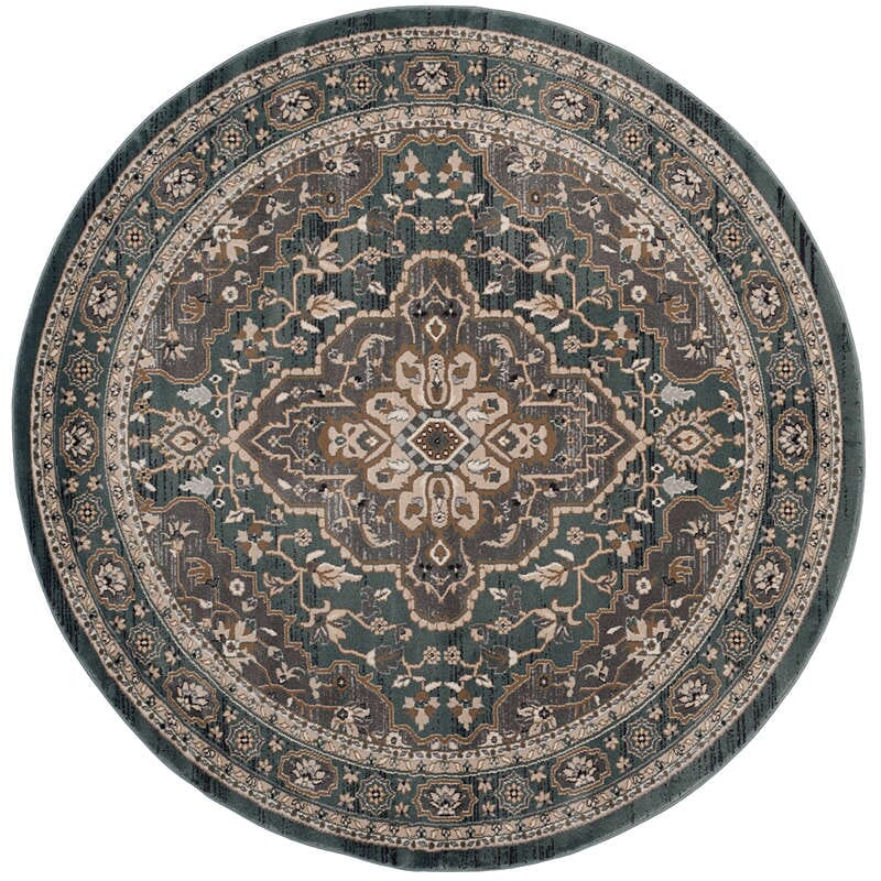 Safavieh Lyndhurst Lnh338A Teal / Grey Rugs - Safavieh - lnh338a - 7r