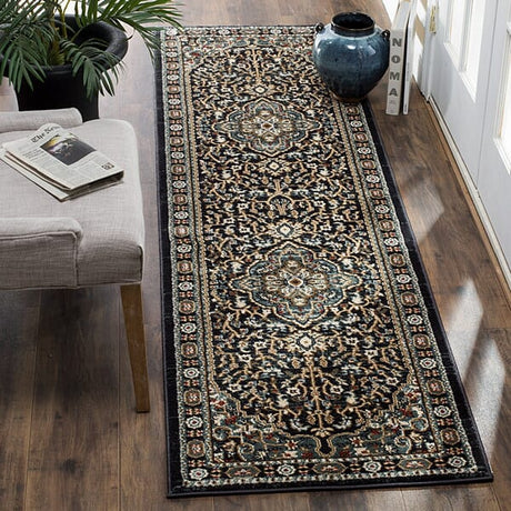 Safavieh Lyndhurst Lnh338C Anthracite / Teal Rugs - Safavieh - lnh338c - 3