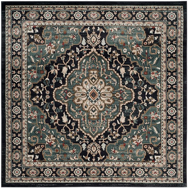 Safavieh Lyndhurst Lnh338C Anthracite / Teal Rugs - Safavieh - lnh338c - 3
