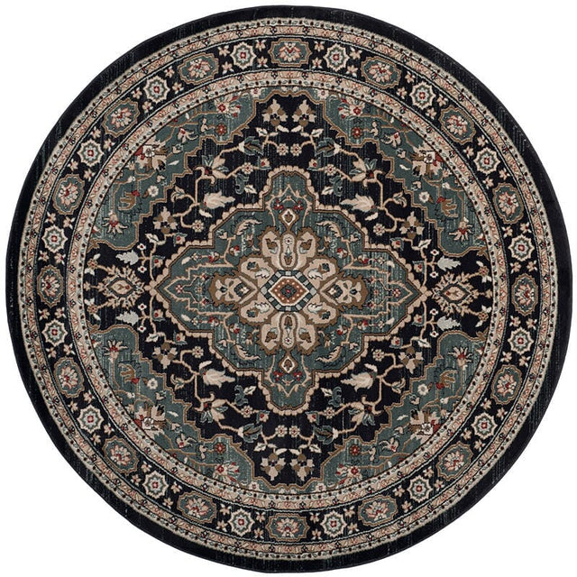 Safavieh Lyndhurst Lnh338C Anthracite / Teal Rugs - Safavieh - lnh338c - 3