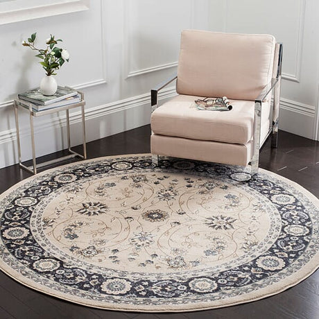 Safavieh Lyndhurst Lnh340K Light Beige / Anthracite Rugs - Safavieh - lnh340k - 7r