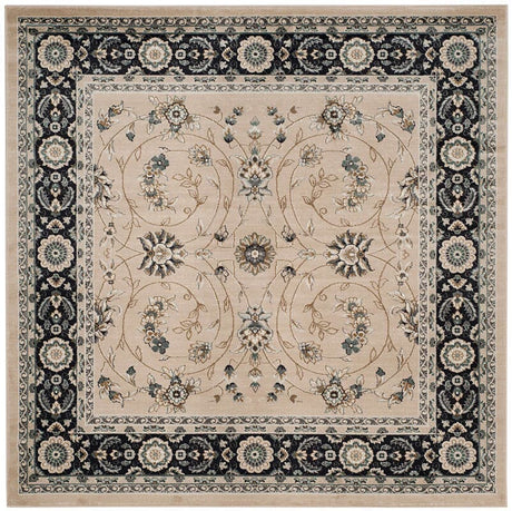 Safavieh Lyndhurst Lnh340K Light Beige / Anthracite Rugs - Safavieh - lnh340k - 7sq