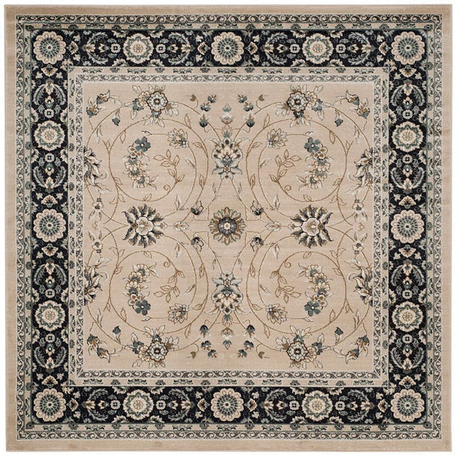 Safavieh Lyndhurst Lnh340K Light Beige / Anthracite Rugs - Safavieh - lnh340k - 7sq