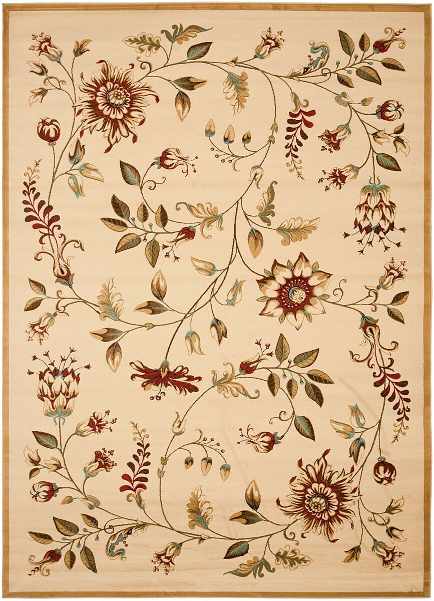 Safavieh Lyndhurst Lnh552 - 1291 Ivory / Multi Rugs - Safavieh - lnh552 - 1291 - 7sq