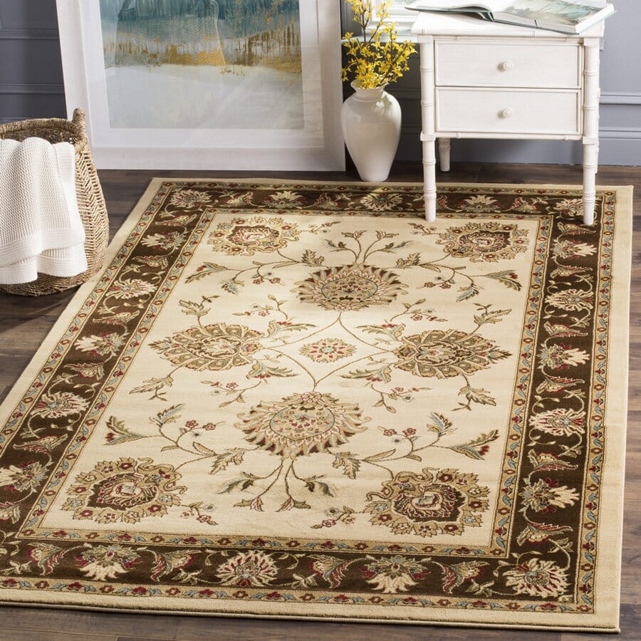 Safavieh Lyndhurst Lnh555 - 1225 Ivory / Brown Rugs - Safavieh - lnh555 - 1225 - 3