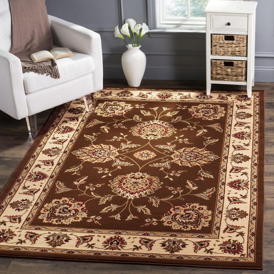Safavieh Lyndhurst Lnh555 - 2512 Brown / Ivory Rugs - Safavieh - lnh555 - 2512 - 3