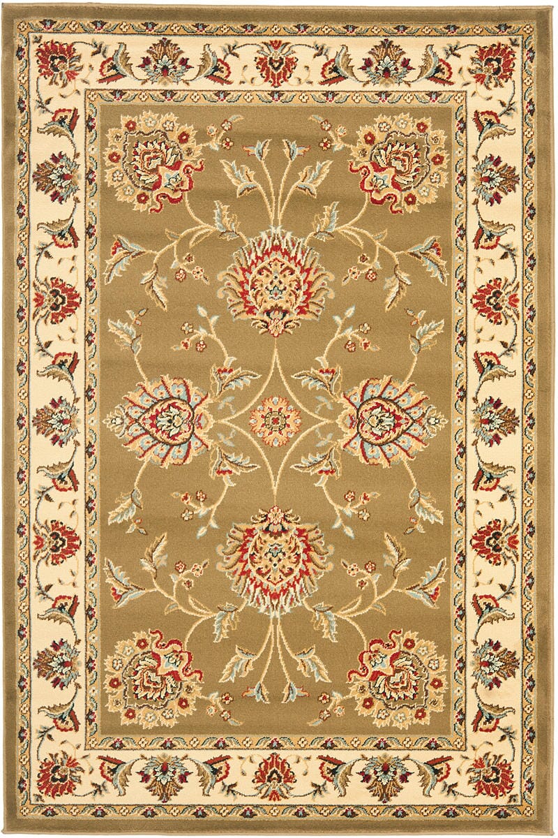 Safavieh Lyndhurst Lnh555 - 5212 Green / Ivory Rugs - Safavieh - lnh555 - 5212 - 5r