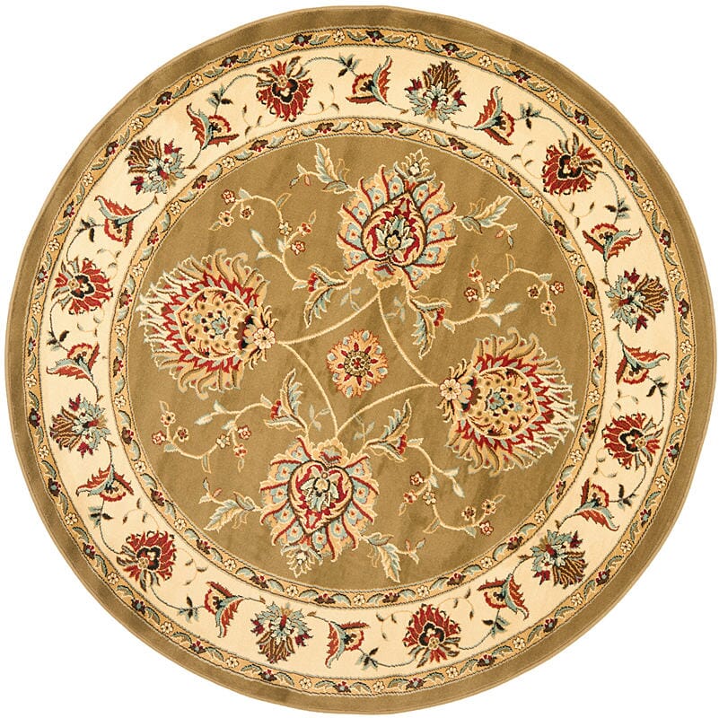Safavieh Lyndhurst Lnh555 - 5212 Green / Ivory Rugs - Safavieh - lnh555 - 5212 - 5r