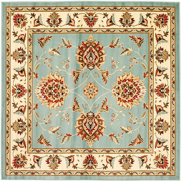 Safavieh Lyndhurst Lnh555 - 6512 Blue / Ivory Rugs - Safavieh - lnh555 - 6512 - 7sq