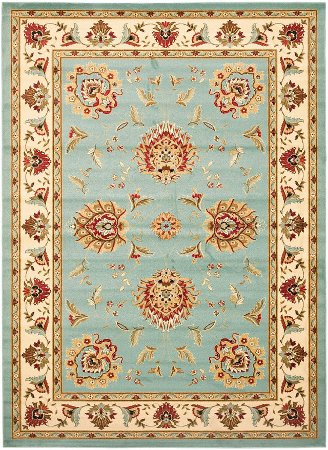 Safavieh Lyndhurst Lnh555 - 6512 Blue / Ivory Rugs - Safavieh - lnh555 - 6512 - 7sq