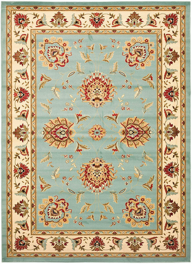 Safavieh Lyndhurst Lnh555 - 6512 Blue / Ivory Rugs - Safavieh - lnh555 - 6512 - 7sq