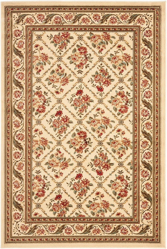Safavieh Lyndhurst Lnh556 - 1212 Ivory / Ivory Rugs - Safavieh - lnh556 - 1212 - 5r