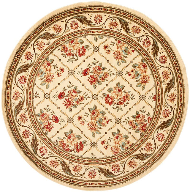 Safavieh Lyndhurst Lnh556 - 1212 Ivory / Ivory Rugs - Safavieh - lnh556 - 1212 - 5r