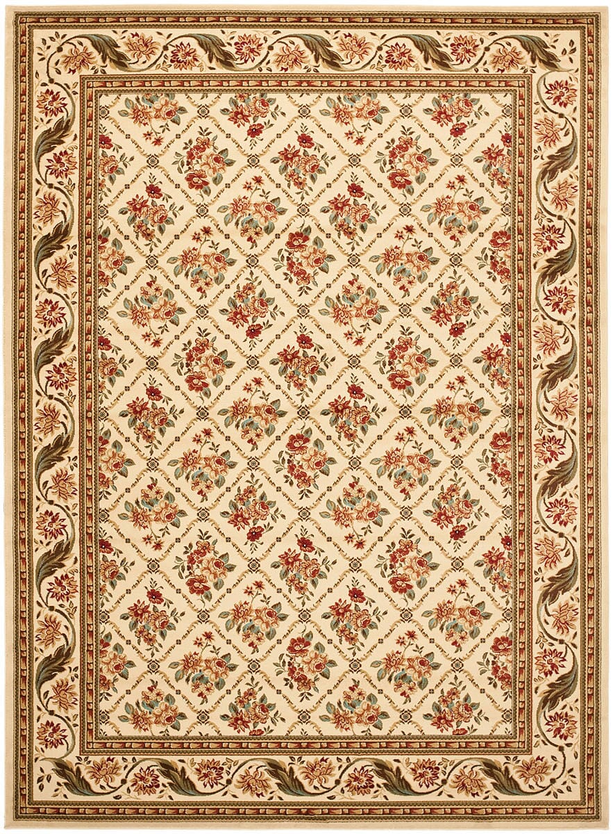 Safavieh Lyndhurst Lnh556 - 1212 Ivory / Ivory Rugs - Safavieh - lnh556 - 1212 - 5r