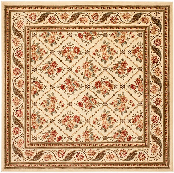 Safavieh Lyndhurst Lnh556 - 1212 Ivory / Ivory Rugs - Safavieh - lnh556 - 1212 - 7sq