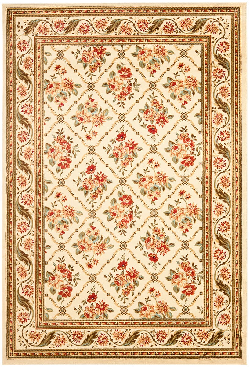 Safavieh Lyndhurst Lnh556 - 1212 Ivory / Ivory Rugs - Safavieh - lnh556 - 1212 - 7sq