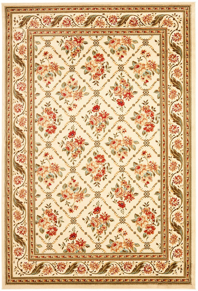Safavieh Lyndhurst Lnh556 - 1212 Ivory / Ivory Rugs - Safavieh - lnh556 - 1212 - 7sq