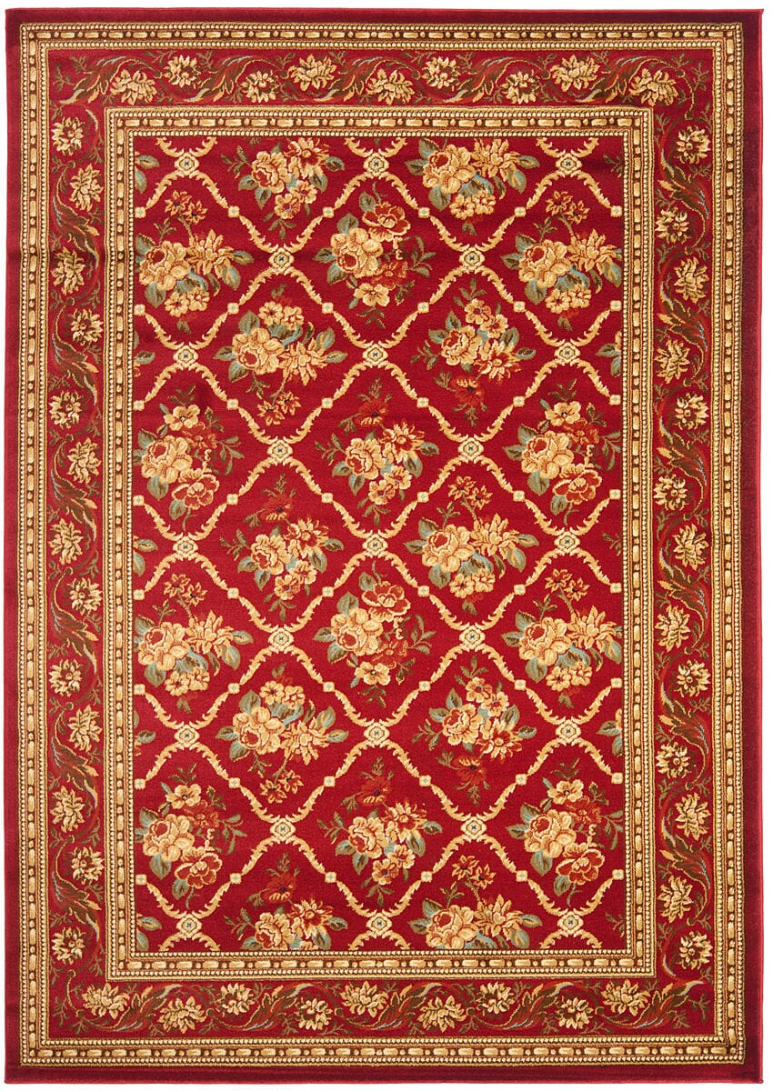 Safavieh Lyndhurst Lnh556 - 4040 Red / Red Rugs - Safavieh - lnh556 - 4040 - 7sq