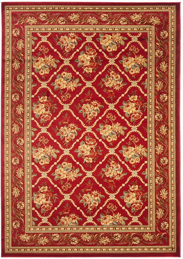 Safavieh Lyndhurst Lnh556 - 4040 Red / Red Rugs - Safavieh - lnh556 - 4040 - 7sq